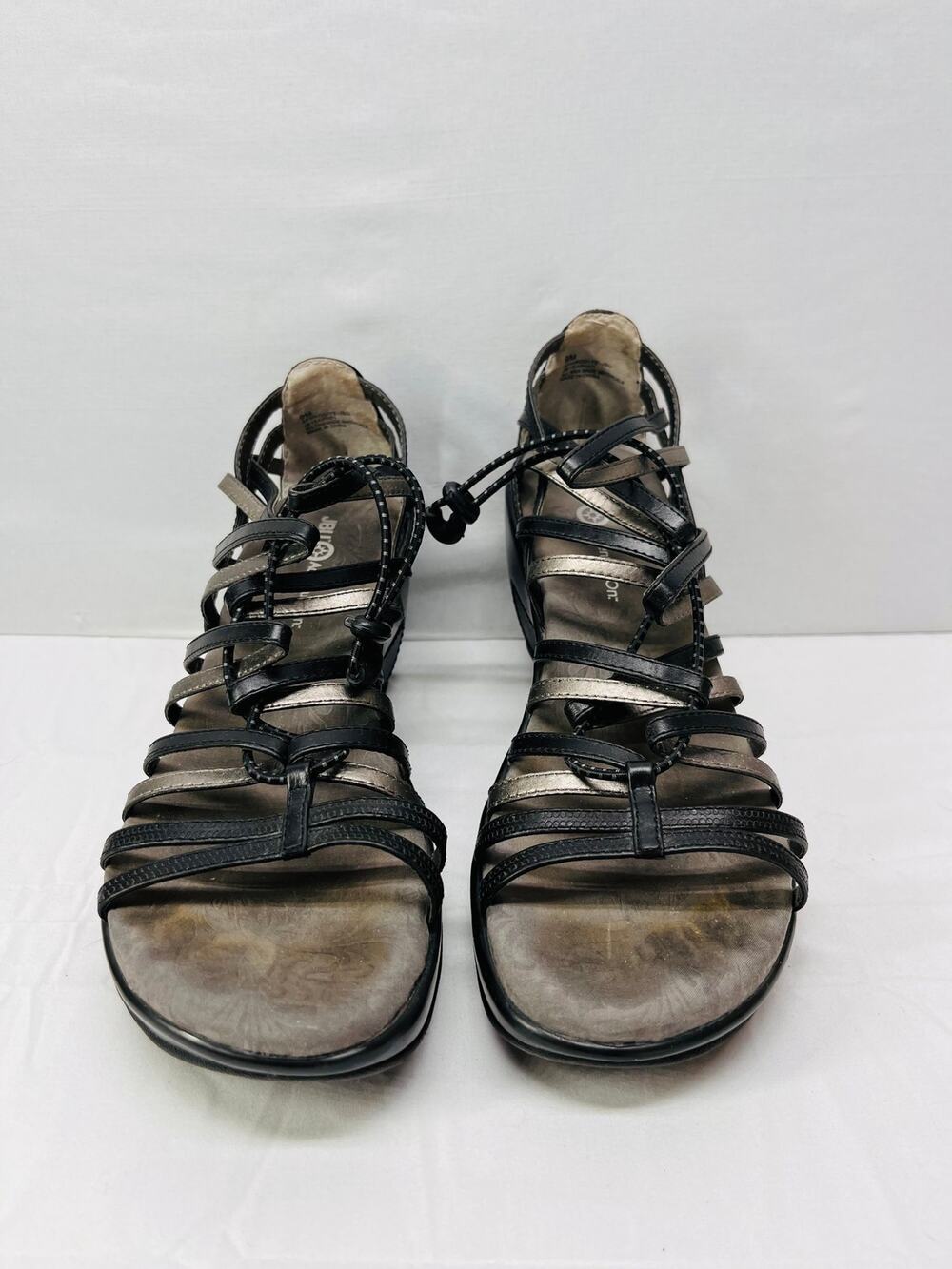 JBU by Jambu Women's Size 9 Strappy Comfort Sandals Toggle Closure Casual Shoes